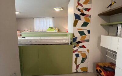 Dielle cameretta con letto container