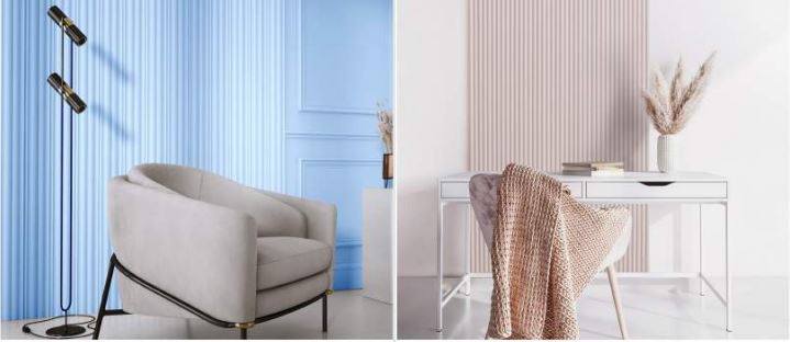 sedie in progetto di interior design