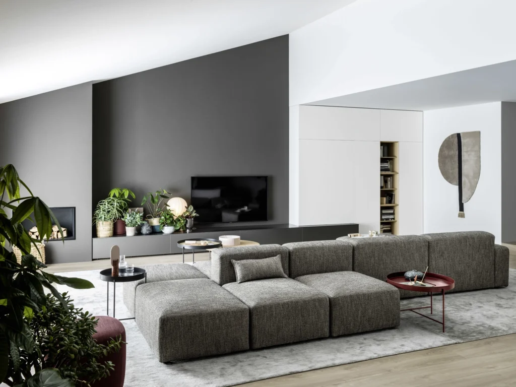Arredi su misura e progetto di interior design realizzato da mobilificio di alta gamma a Giaveno